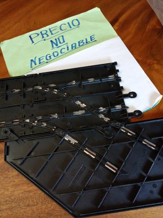 Scalextric Salida Le Mans Pista Negra Antigua