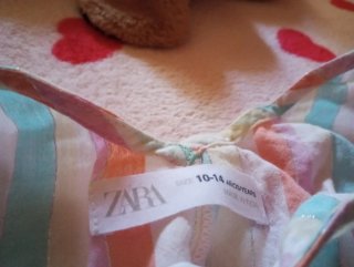 Blusa niña zara 10.14 años estampada preciosa.