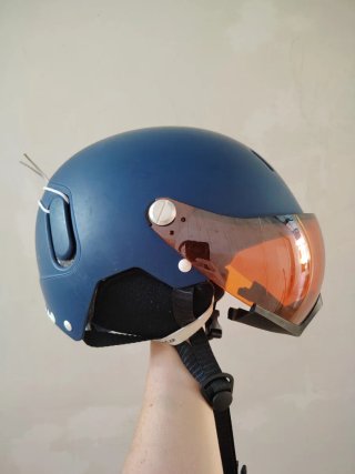 Casco Sci/Snow Wedze Blu con Visiera