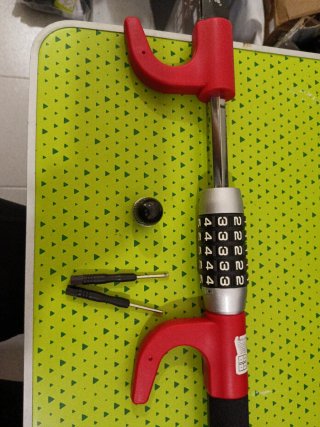 Candado antirrobo para coche