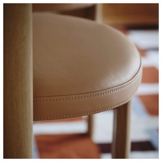 Silla STOCKHOLM Ikea Madera y Cuero x2. En caja.