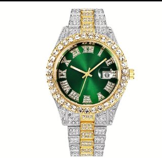 Reloj de Lujo Dorado y Plateado