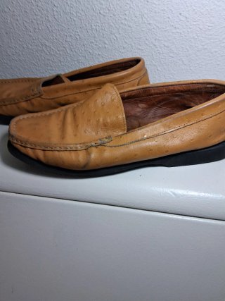 Mocasines de piel marrón