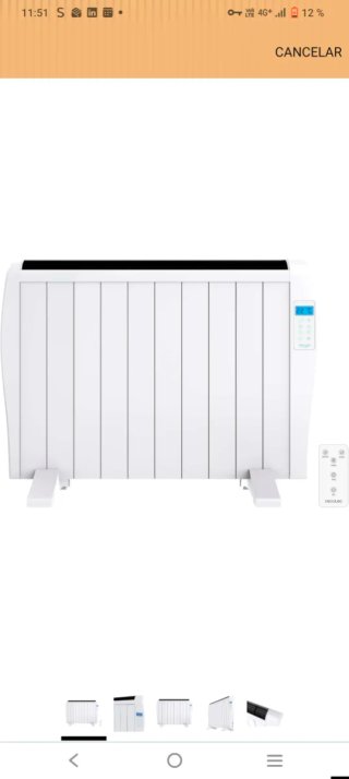 Radiador Cecotec Bajo Consumo