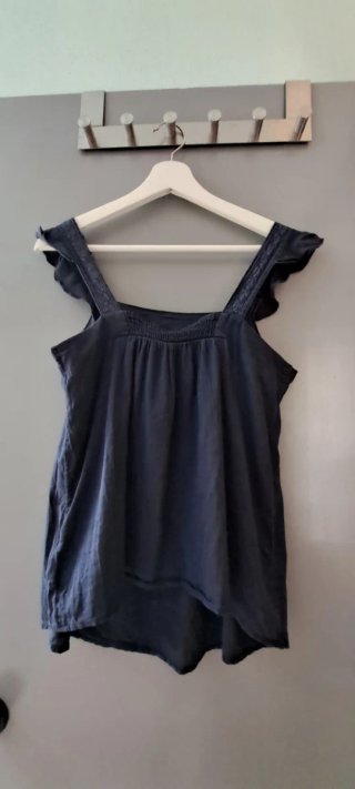 Camiseta premamá azul