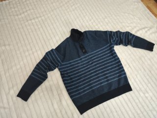 Jersey Tommy Hilfiger cuello alto rayas