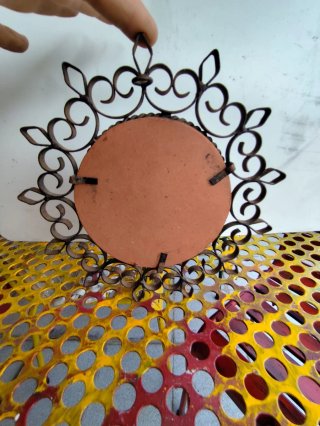 Espejo antiguo hierro forjado