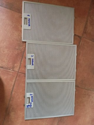 Filtros Metálicos para Extractor (3 uds)