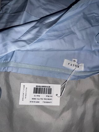 Vestido largo azul elegante