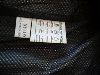 Giacca moto nera taglia M