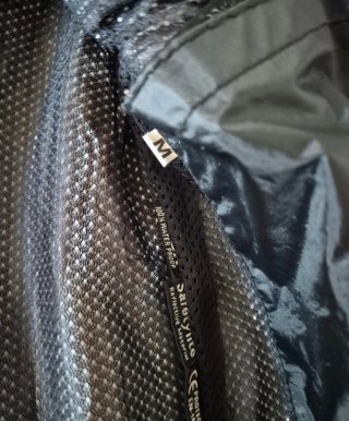 Giacca moto nera taglia M
