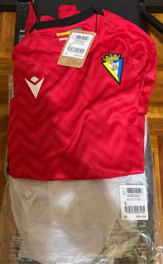 Camiseta Portero Cádiz CF 24/25 Macron Talla L