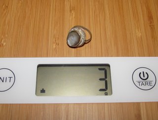 Anillo antiguo vintage camafeo nácar plata ag 800