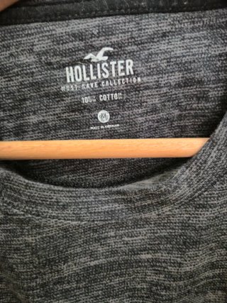 Camiseta Hollister Gris