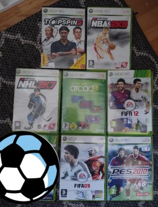 Pack 7 Juegos Xbox 360 Deportivos