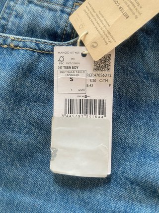 Bermuda vaquera Mango Talla S