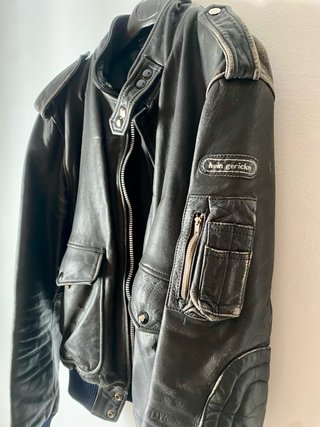Chaqueta Piel Vintage Moto Hein Gericke talla 48