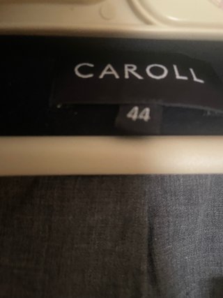 Americana CAROLL Algodón Negra Talla 44