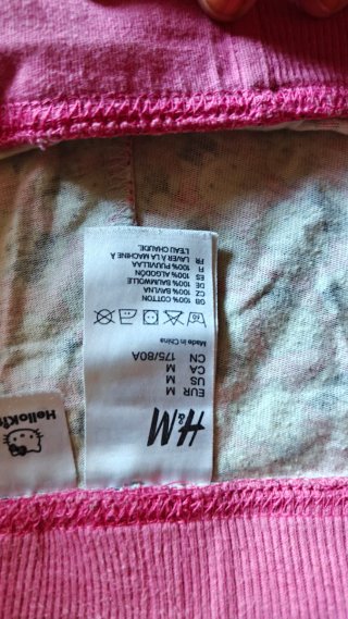 Pantalón Pijama Culotte Hello Kitty H&M Talla M