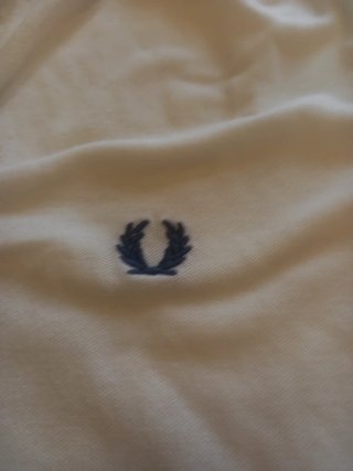 Polo bianca Fred Perry manica corta