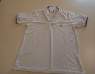 Polo bianca Fred Perry manica corta
