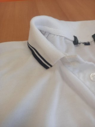 Polo bianca Fred Perry manica corta