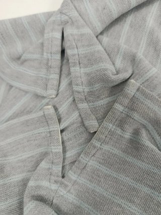 Polo Tommy Hilfiger Gris Rayas Talla M