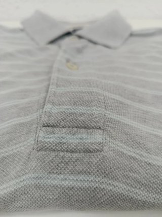 Polo Tommy Hilfiger Gris Rayas Talla M