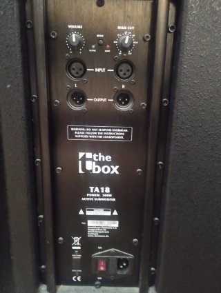 Pareja Subgraves 18 y Altavoces 15 THE BOX
