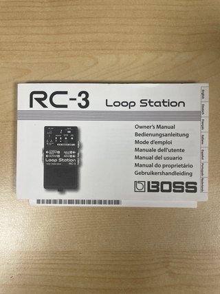 Boss RC-3 Loop Station Pedal Guitarra