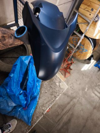 Guarda barros PCX 125 azul mate