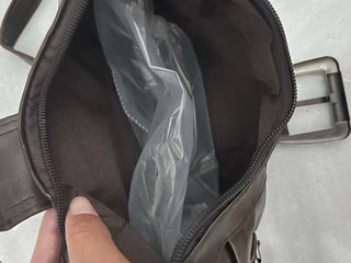 Bolso Hombro Vintage Marrón Chocolate