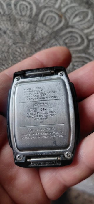 Reloj Casio Data Bank solar,DB-E30