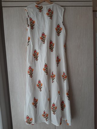 Vestido largo boho con flores Natura