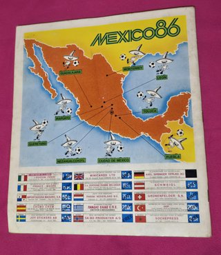 Album Panini Mexico 86 - 272 figurine