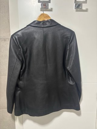 Chaqueta de cuero Pertegaz Negra