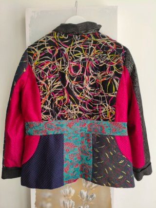 Chaqueta Patchwork colorida
