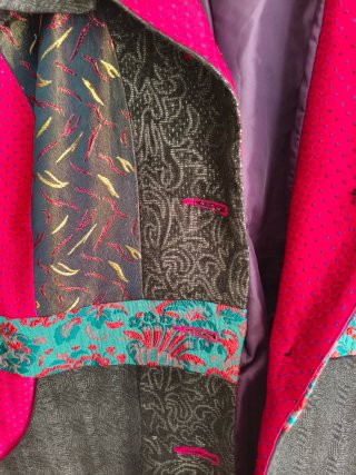 Chaqueta Patchwork colorida