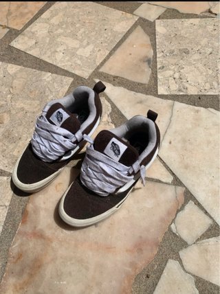 Tênis Vans Old Skool Marrom e Branco