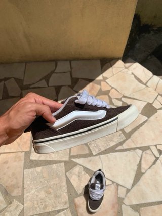 Tênis Vans Old Skool Marrom e Branco