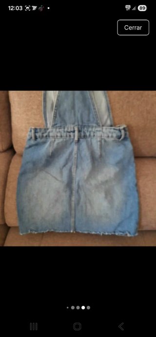 Peto vaquero talla XS