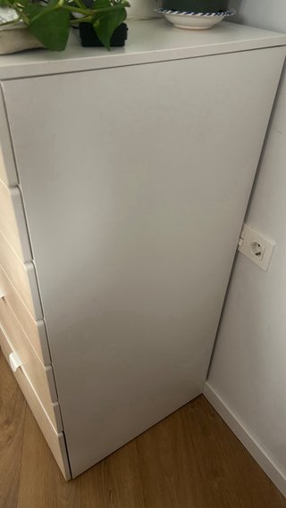 Cómoda de madera con 6 cajones