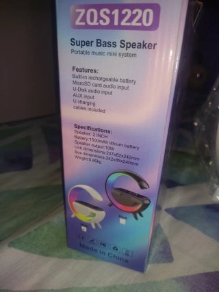 Altavoz y Cargador Inalámbrico 10W