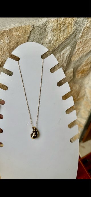 Collana con pendente maculato oro
