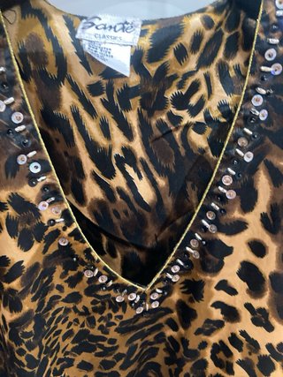 Caftán Leopardo Talla Única