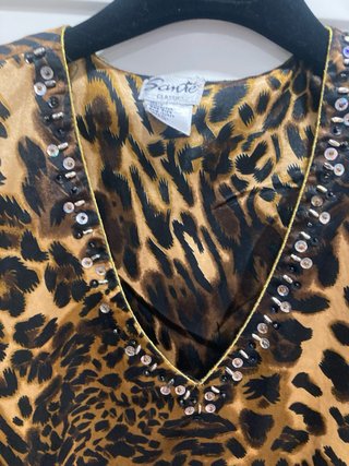 Caftán Leopardo Talla Única