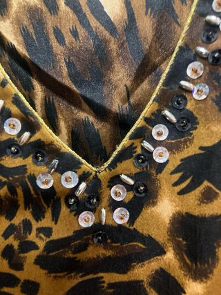 Caftán Leopardo Talla Única
