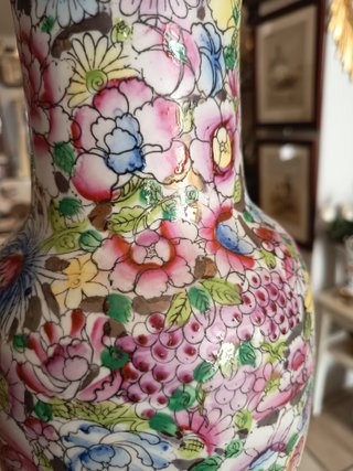 Jarrón Macao Florecillas 37cm