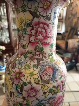 Jarrón Macao Florecillas 37cm