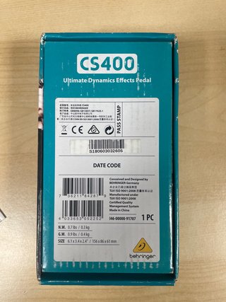 Behringer CS400 Compressor Sustainer Pedal